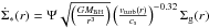 \hbox{$\dot{\Sigma}_{*}(r) = \Psi \sqrt{\left(\frac{GM_{\rm BH}}{r^{3}} \right) } \left(\frac{{v}_{\rm turb}(r)}{c_{\rm s}}\right) ^{-0.32} \Sigma_{\rm g}(r)$}