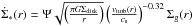 \hbox{$\dot{\Sigma}_{*}(r) = \Psi \sqrt{\left(\frac{\pi G \Sigma_{\rm disk}}{r} \right) } \left(\frac{{v}_{\rm turb}(r)}{c_{\rm s}}\right) ^{-0.32} \Sigma_{\rm g}(r)$}