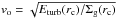 \hbox{${v}_{\rm o}=\sqrt{E_{\rm turb}(r_{\rm c})/\Sigma_{\rm g}(r_{\rm c})}$}