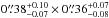 Mathematical equation: \hbox{$0\farcs38^{+0.10}_{-0.07}\times 0\farcs36^{+0.07}_{-0.08}$}