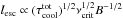 Mathematical equation: \hbox{$l_{\rm esc} \propto (\tau_{\rm cool}^{\rm tot})^{1/2}\nu_{\rm crit}^{1/2}B^{-1/2}$}