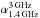 Mathematical equation: \hbox{$\alpha_{\rm 1.4\, GHz}^{\rm 3\, GHz}$}