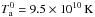 \hbox{$T_{{\rm a}}^0=9.5 \times 10^{10}\,{\rm{K}}$}