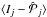 \hbox{$\langle I_j - \hat{\mathcal{P}}_j\rangle$}