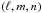 Mathematical equation: \hbox{$\left(\ell,m,n\right)$}