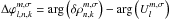 Mathematical equation: \hbox{$ \Delta \varphi_{l,n,k}^{m,\sigma} = {\rm arg} \left( \delta \rho_{n,k}^{m,\sigma} \right) - {\rm arg} \left( U_l^{m,\sigma} \right) $}