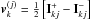 Mathematical equation: \hbox{$\mb{v}_k^{(j)} = \frac{1}{2}\left[{\bf I}^+_{kj} - {\bf I}^-_{kj}\right]$}