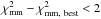 Mathematical equation: \hbox{$\chi^2_{\rm mm}-\chi^2_{\rm mm,~best}<2$}