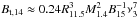 Mathematical equation: \hbox{$B_{\rm t,14}\approx0.24R_{11.5}^{3}M_{1.4}^2B_{15}^{-1}\nu_{3}^7$}