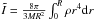 Mathematical equation: \hbox{$\tilde{I}={8\pi\over3MR^2}\int_0^R\rho r^4{\rm d}r$}