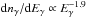 Mathematical equation: \hbox{${\rm d}n_{\gamma}/{\rm d}E_{\gamma}\propto E_{\gamma}^{-1.9}$}