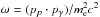 Mathematical equation: \hbox{$\omega= (p_{p}\cdot p_{\gamma})/m_{\rm e}^{2}c^{2}$}