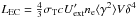 Mathematical equation: \hbox{$L_{\rm EC}=\frac{4}{3} \sigma_{\rm T} c U'_{\rm ext} n_{\rm e} \langle\gamma^2\rangle V \delta^4$}