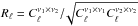 Mathematical equation: \hbox{$R_\ell=C_\ell^{\nu_1\times\nu_2}/\!\sqrt{C_\ell^{\nu_1\times\nu_1}C_\ell^{\nu_2\times\nu_2}}$}