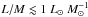 Mathematical equation: \hbox{$L/M\lesssim1~\lsun~M_\odot^{-1}$}