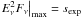 Mathematical equation: \hbox{$\left.E_\nu^2 F_\nu\right|_{\rm max}= s_{\rm exp}$}