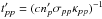 Mathematical equation: \hbox{$t_{pp}' = (c n_{p}' \sigma_{pp} \kappa_{pp})^{-1}$}