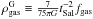 Mathematical equation: \hbox{$\rho^{\rm G}_{\rm gas}\equiv \frac{7}{75\pi G}t_{\rm Sal}^{-2}f_{\rm gas}$}