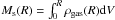 Mathematical equation: \hbox{$M_{\rm s}(R)=\int_0^R \rho_{\rm gas}(R){\rm d}V$}