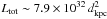 Mathematical equation: \hbox{$L_{\rm tot} \sim 7.9 \times 10^{32}\, d^2_{\rm kpc}$}