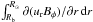 Mathematical equation: \hbox{$\int_{R_{\rm b}}^{R_\odot}\partial (u_{\rm r}B_\phi)/\partial r\,\mathrm{d}r$}