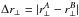 Mathematical equation: \hbox{$\Delta\rperp=|\rperp^A-\rperp^B|$}