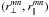 Mathematical equation: \hbox{$(\rperp^{mn},\rpar^{mn})$}