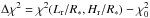 Mathematical equation: \hbox{$\Delta\chi^2=\chi^2(L_{\rm r}/R_*,H_{\rm r}/R_*)-\chi^2_0$}