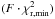 Mathematical equation: \hbox{$(F \cdot \chi^2_{\rm r, min})$}