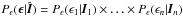 Mathematical equation: \hbox{$P_\epsilon(\vec{\epsilon}|\hat{\vec{I}})= P_\epsilon(\epsilon_1|\vec{I}_1)\times \ldots\times P_\epsilon(\epsilon_n|\vec{I}_n)$}