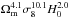 Mathematical equation: \hbox{$\Omega^{4.1}_{\rm m} \sigma^{10.1}_8 H^{2.0}_0$}