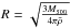 Mathematical equation: \hbox{$R = \sqrt{\frac{3M_{500}}{4 \pi \bar{\rho}}}$}