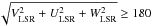 Mathematical equation: \hbox{$\sqrt{V_{\rm LSR}^2+U_{\rm LSR}^2+W_{\rm LSR}^2} \ge 180$}