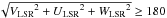 Mathematical equation: \hbox{$\sqrt{{V_{\rm LSR}}^2+{U_{\rm LSR}}^2+{W_{\rm LSR}}^2} \ge 180$}