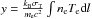 Mathematical equation: \hbox{$y = \frac{k_{\rm B} \sigma_{\rm T}}{m_{\rm e} c^2} \int n_{\rm e} T_{\rm e} {\rm d}l$}