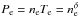 Mathematical equation: \hbox{$P_{\rm e} = n_{\rm e} T_{\rm e} = n_{\rm e}^\delta$}