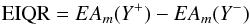 Mathematical equation: \begin{equation} {\rm EIQR} = EA_{m}(Y^{+}) - EA_{m}(Y^{-}) \label{eq_eiqr} \end{equation}