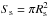 Mathematical equation: \hbox{$S_{\rm s}=\pi R_{\rm s} ^2$}