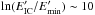 Mathematical equation: \hbox{$\ln(E'_{\rm IC}/E'_{\rm min})\sim 10$}