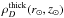 Mathematical equation: \hbox{$\rho_{D}^{\rm thick}(r_{\odot},z_{\odot})$}
