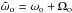 Mathematical equation: \hbox{$\tilde{\omega}_{\rm o}=\omega _{\rm o}+\Omega _{\rm o}$}
