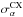 Mathematical equation: \hbox{$\sigma_\alpha^{\rm CX}$}