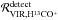 Mathematical equation: \hbox{$\mathcal{R}_{\rm VIR,H^{13}CO^{+}}^{\rm detect}$}