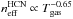 Mathematical equation: \hbox{$n_{\rm eff}^{\rm HCN} \propto T_{\rm gas}^{-0.65}$}