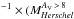 Mathematical equation: \hbox{$^{-1} \times (M_{\textit{Herschel}}^{A_{\rm V}\,>\,8}$}