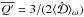 Mathematical equation: \hbox{$\overline{Q'}=3/(2\langle\mathcal{\hat{D}}\rangle _{\omega})$}