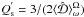 Mathematical equation: \hbox{$Q_{\rm s}^{'}=3/(2\langle\mathcal{\hat{D}}\rangle _{\omega}^{\Omega})$}