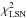 Mathematical equation: \hbox{$\chi^2_{\rm LSN}$}