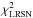 Mathematical equation: \hbox{$\chi^2_{\rm LRSN}$}