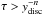 Mathematical equation: \hbox{$\tau > y_{\rm disc}^{-n}$}